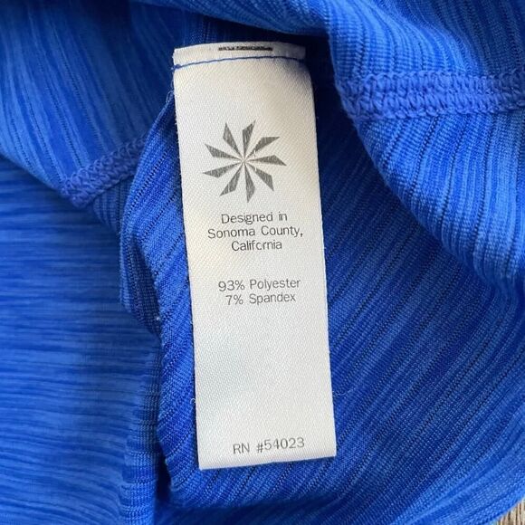 Athleta Blue Racerback Tank Top - Size: Small - Picture 6 of 6